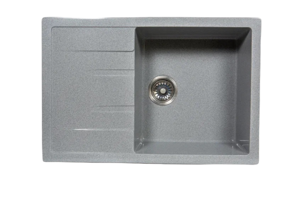 Мойка S-18 (серый) матовый 640*505