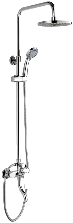 82402LF Штанга со смесителем и троп.душем
