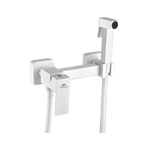 Смеситель для биде FASHUN, A57504-8, белый