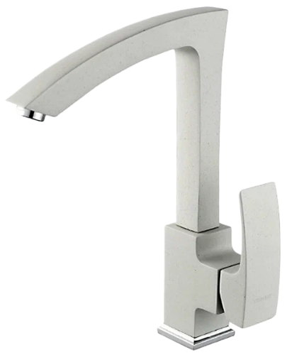 К14014W  Смеситель Кухня Молочный