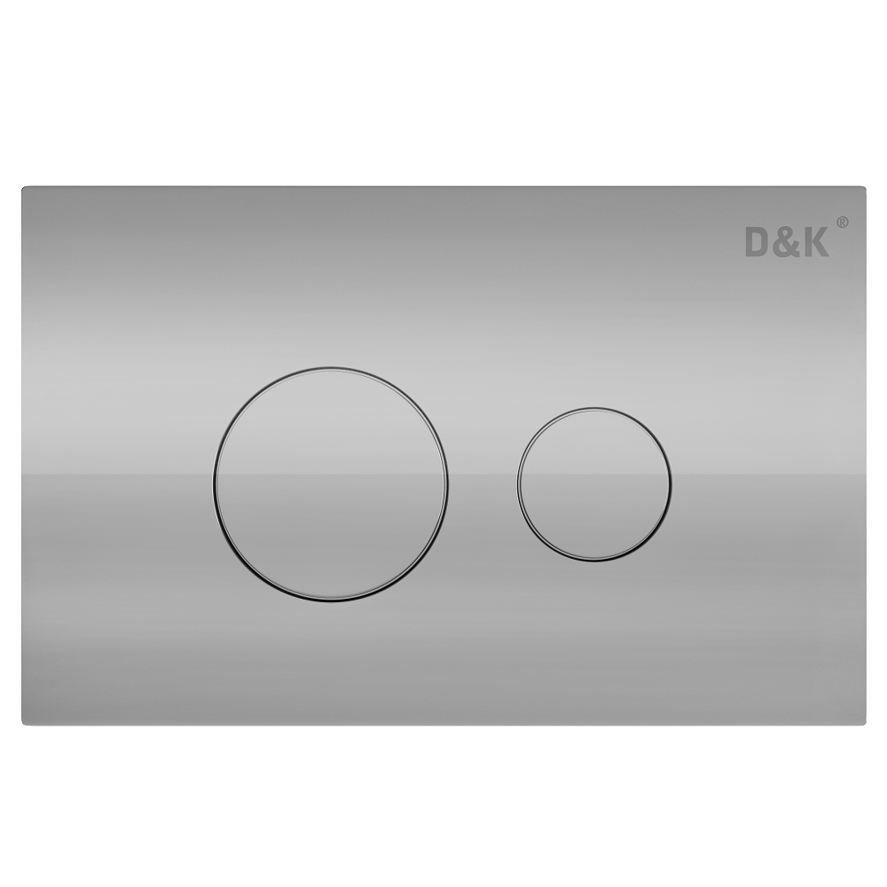 Клавиша смыва D&K Venice DB1029002, матовый хром