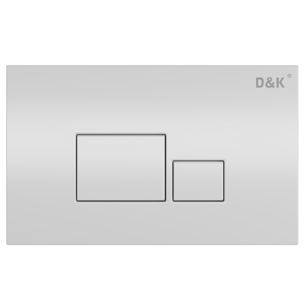 Клавиша смыва D&K Quadro DB1519016, белый