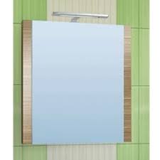 Зеркало "Сафари 70*80" Зебрано светлый арт. 13893