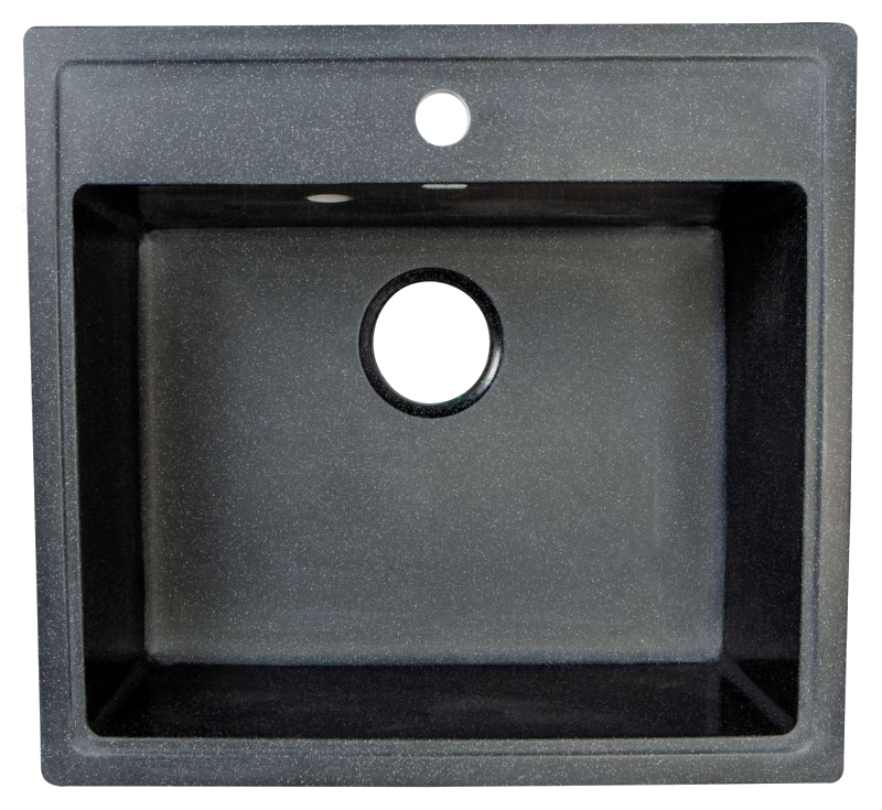 Мойка S-13 (черный) матовый 565*505
