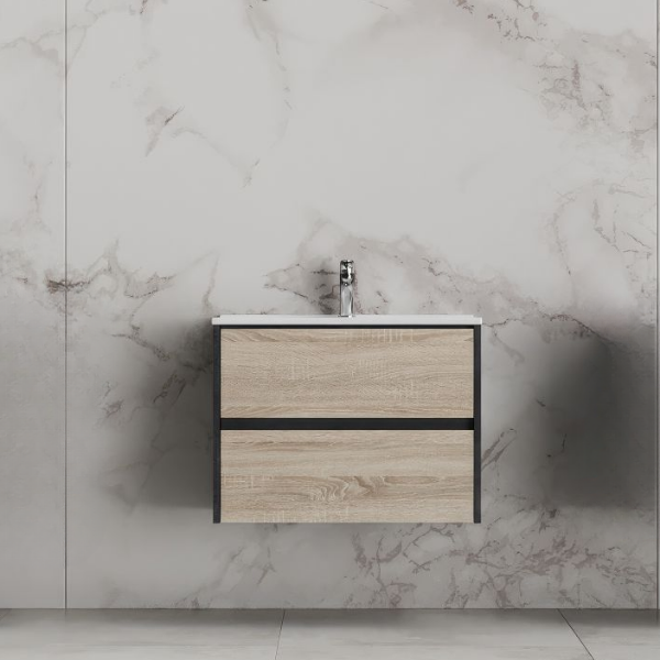 Тумба "Вега 80" подв. (2 ящ.) (уголь/сонома)