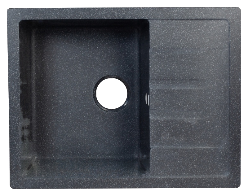 Мойка S-18 (черный) матовый 640*505