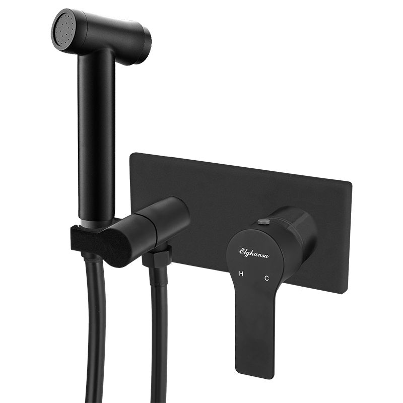 15Q0943-Black (Set-84) Смеситель Elghansa BERKSHIRE встраиваемый, черный