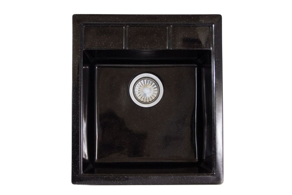 Мойка S-10 (черный) матовый 510*450
