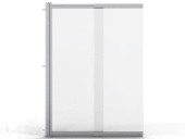 Шторка для ванны SANTREK AQUA Slim CS-1000-C-Chrome (раздвижная, 100*140, ст. прозр., хром)