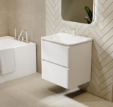 Тумба RAVAL Welto 60 (2 ящ.) подвесная Белый