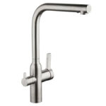 G4399-4 Смеситель GAPPO с подкл. фильтра питьевой воды, нерж