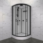 Душевая кабина "Прайм-Блэк" М3 90*90 А (низ. под.)