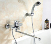 К13115  Смеситель д/ванны дл. излив