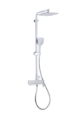 G2417-8 Душевая система GAPPO с верх. душем, смесителем, белый/хром
