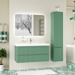 Шкаф-пенал Brevita Victory 35 универсальный правый (зеленый)