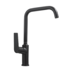 Смеситель для кухни AVRORA Grand AV3821 с высоким поворотным изливом, цвет графит