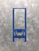 Инсталляция AQUA для биде механическая синий