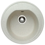 Мойка GRANICOM G-001 D =505 мм, круглая (жасмин-белый)