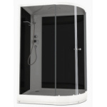 Душевая кабина 120*80*218 DOMANI-SPA Delight Slim 128 L б/эл. (Н/п, Тонир.стекла, черн.стенки)