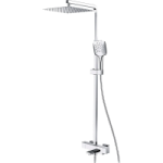 G2418-1 Душевая система GAPPO (излив-переключатель на лейку и верхний душ) хром