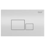 Клавиша смыва D&K Quadro DB1519016, белый