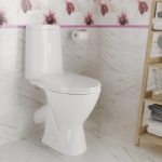 Унитаз-компакт "JUST" 031 (кос. вып, сид. термопл. м/лифт, 2-реж. арм. 3/6)