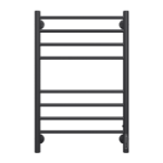 Полотенцесушитель TERMINUS Аврора КС П8 500*800 "черный матовый" электро (встроен. диммер)