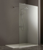 Душ. ограждение WALK IN SP +P-100-C-CH стекло прозрачное 6мм (б/поддона и слива)
