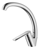 Смеситель для кухни AVRORA Slim AV5021 с высоким поворотным изливом