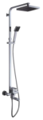 2433L Дуушевая система LED со смесителем и троп. душем