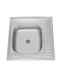 Мойка нерж 600*500*160 т.0,4 левая