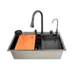 Мойка многофункциональная Dikalan 750*460 Черный, нерж, LED-дисплей KJ754508