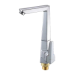 4040Р Смеситель д/кухни шар. с высоким изливом, на гайке