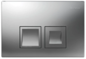 Клавиша смыва D&K Quadro DB1519001, хром
