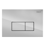 Клавиша смыва D&K Rhein DB1499001 (арт.инсталл DI8050127), хром