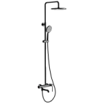 G2406-6 Душевая система GAPPO с верх. душем и ручной лейкой, черный