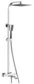 G2407-40 Душевая система GAPPO с верх. душем, термостатом и ручной лейкой хром