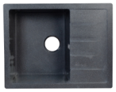 Мойка S-18 (черный) матовый 640*505