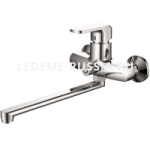 2244L Смеситель Ванна LED шар. d-35 дл нос. дивертор в корпусе