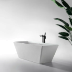 Ванна из искусственного камня ABBER Berlin AM9912 белая матовая (170*75)