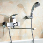 К13114  Смеситель д/ванны дл. излив