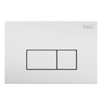 Клавиша смыва D&K Rhein DB1499016 (арт.инсталл DI8050127), белый